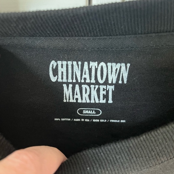 Chinatown Market Drop the Mic Gray T Shirt - Picture 2 of 3